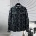 Dior shirts for Dior Long-Sleeved Shirts for men Black/Blue #B53709