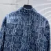 Dior shirts for Dior Long-Sleeved Shirts for men Black/Blue #B53709