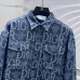 Dior shirts for Dior Long-Sleeved Shirts for men Black/Blue #B53709