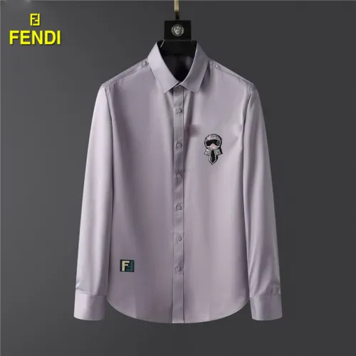 Fendi Shirts for Fendi Long-Sleeved Shirts for men #99923218