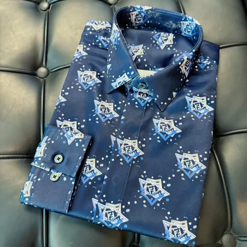 Fendi Shirts for Fendi Long-Sleeved Shirts for men #B40404