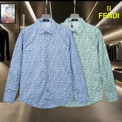 Fendi Shirts for Fendi Long-Sleeved Shirts for men #B45718