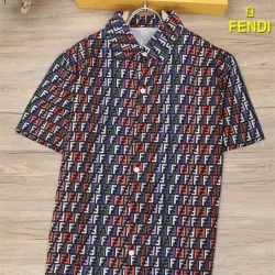 Fendi Shirts for Fendi Short-Sleeved Shirts for men #99920008