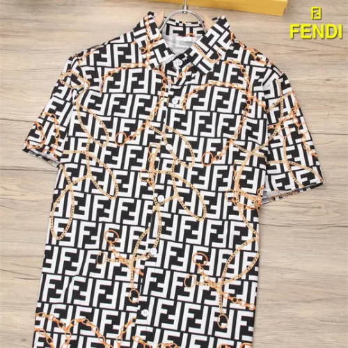 Fendi Shirts for Fendi Short-Sleeved Shirts for men #99920010