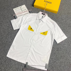 Fendi Shirts for Fendi Short-Sleeved Shirts for men #99921130