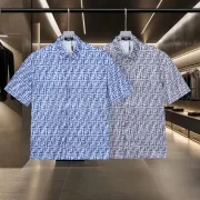 Fendi Shirts for Fendi Short-Sleeved Shirts for men #B51393