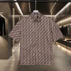 Fendi Shirts for Fendi Short-Sleeved Shirts for men #B51394