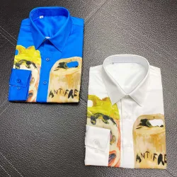 Givenchy Shirts for Givenchy Long-Sleeved Shirts for Men #B41155