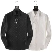 Gucci shirts for Gucci long-sleeved shirts for men #9999924585