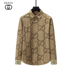 Gucci shirts for Gucci long-sleeved shirts for men #9999928502