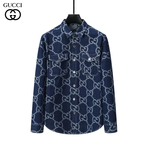 Gucci shirts for Gucci long-sleeved shirts for men #9999928513