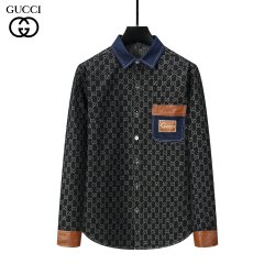 Gucci shirts for Gucci long-sleeved shirts for men #9999928514