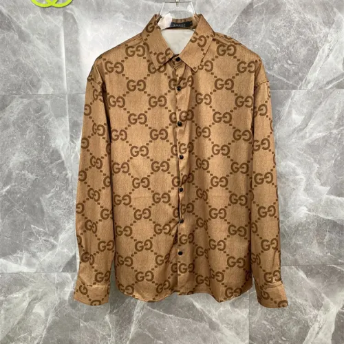 Gucci shirts for Gucci long-sleeved shirts for men #B38286