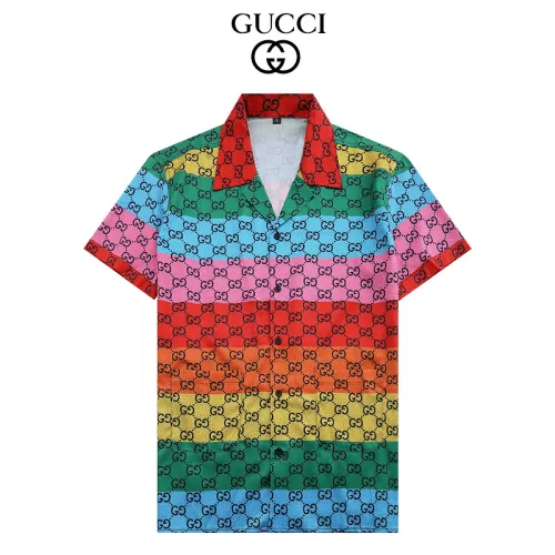 Gucci shirts for Gucci short-sleeved shirts for men #99910014