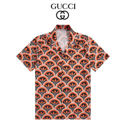 Gucci shirts for Gucci short-sleeved shirts for men #99922061