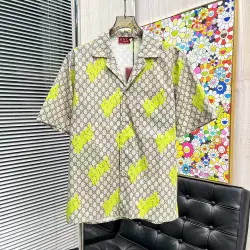 Gucci shirts for Gucci short-sleeved shirts for men #B53119