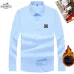 HERMES shirts for HERMES long sleeved shirts for men #B57637