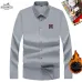HERMES shirts for HERMES long sleeved shirts for men #B57637