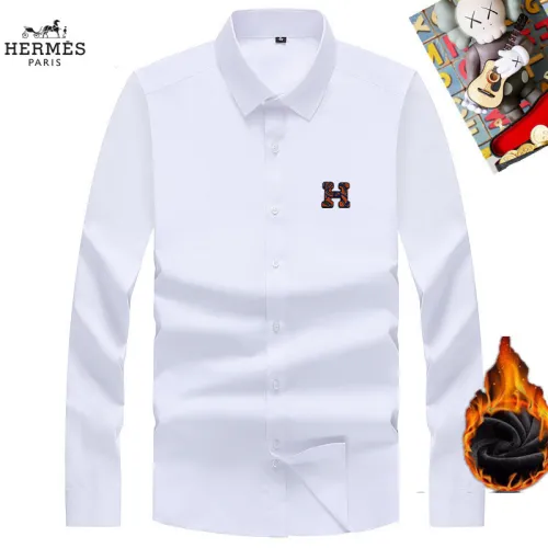 HERMES shirts for HERMES long sleeved shirts for men #B57637