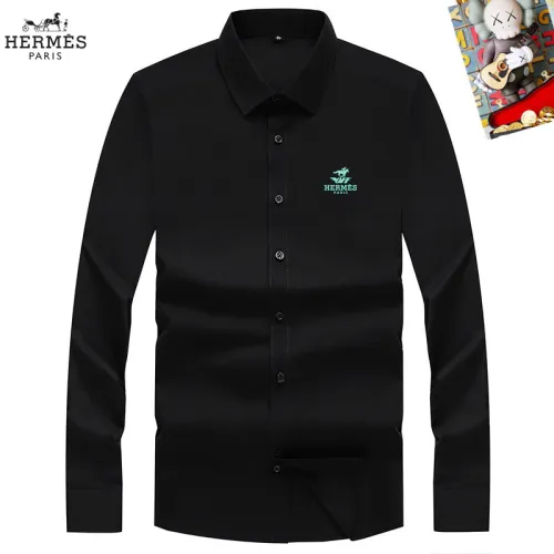 HERMES shirts for HERMES long sleeved shirts for men #B57803