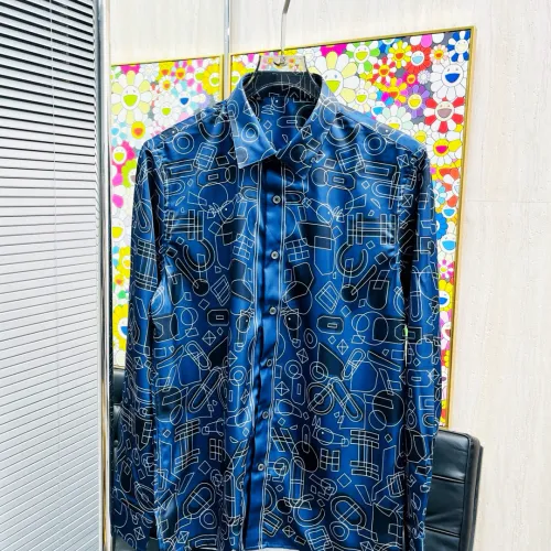 HERMES shirts for HERMES long sleeved shirts for men #B58445