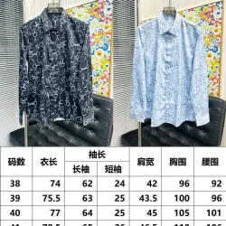 HERMES shirts for HERMES long sleeved shirts for men #B58469