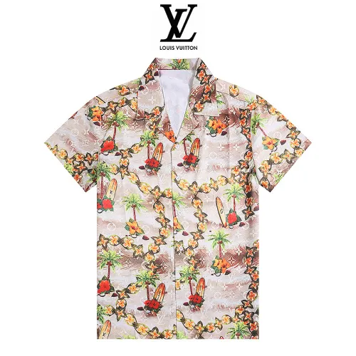 Louis Vuitton Shirts for Louis Vuitton Short sleeve shirts for men #B41338