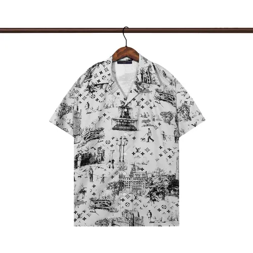 Louis Vuitton Shirts for Louis Vuitton Short sleeve shirts for men #B44511