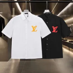 Louis Vuitton Shirts for Louis Vuitton Short sleeve shirts for men #B51384