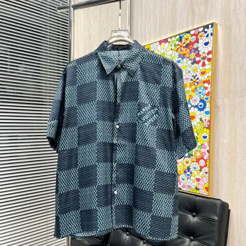 Louis Vuitton Shirts for Louis Vuitton Short sleeve shirts for men #B53113