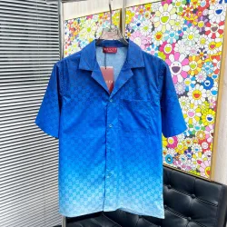Louis Vuitton Shirts for Louis Vuitton Short sleeve shirts for men #B53115