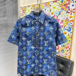 Louis Vuitton Shirts for Louis Vuitton Short sleeve shirts for men #B53116