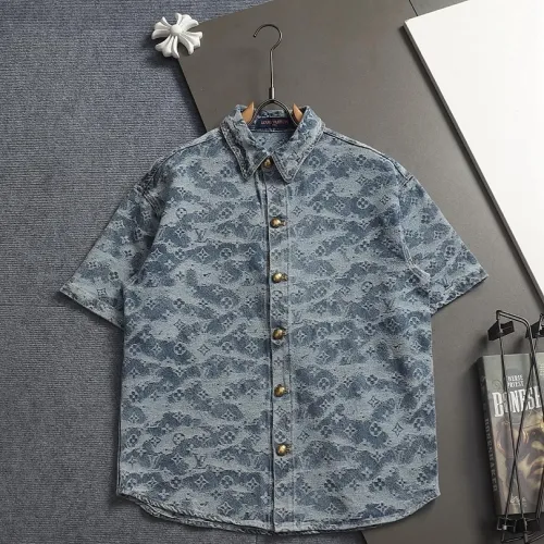 Louis Vuitton Shirts for Louis Vuitton Short sleeved shirts for men #B64631