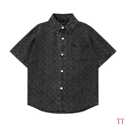 Louis Vuitton Shirts for Louis Vuitton Short sleeved shirts for men #B64633