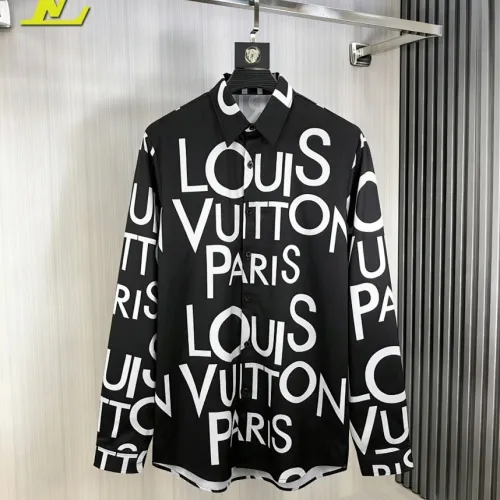 Louis Vuitton Shirts for Louis Vuitton long sleeved shirts for men #B63244