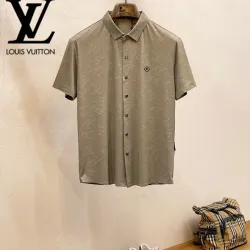 Louis Vuitton Shirts for Louis Vuitton short sleeved shirts for men #B61453