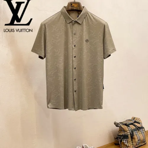 Louis Vuitton Shirts for Louis Vuitton short sleeved shirts for men #B61453