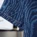 Louis Vuitton short sleeved shirts for men Rippled denim shirt #B52920