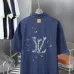 Louis Vuitton short sleeved shirts for men denim shirt #B52913
