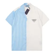 Prada Shirts for Prada Short-Sleeved Shirts For Men #99917308