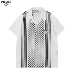 Prada Shirts for Prada Short-Sleeved Shirts For Men #99921063