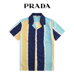 Prada Shirts for Prada Short-Sleeved Shirts For Men #99921498