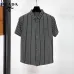 Prada Shirts for Prada Short-Sleeved Shirts For Men #B61448