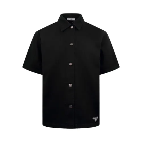 Prada Shirts for Prada Short-Sleeved Shirts For Men #B61827