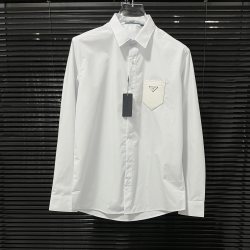 Prada Shirts for Prada long-sleeved shirts for men #B34581