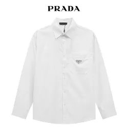 Prada Shirts for Prada long-sleeved shirts for men #B43255