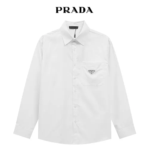 Prada Shirts for Prada long-sleeved shirts for men #B43255