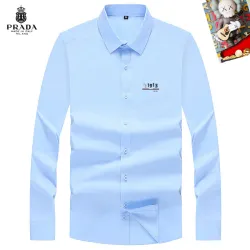 Prada Shirts for Prada long-sleeved shirts for men #B57802