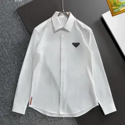 Prada Shirts for Prada long-sleeved shirts for men #B60409