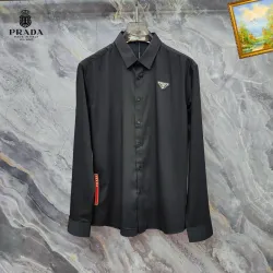 Prada Shirts for Prada long-sleeved shirts for men #B61239